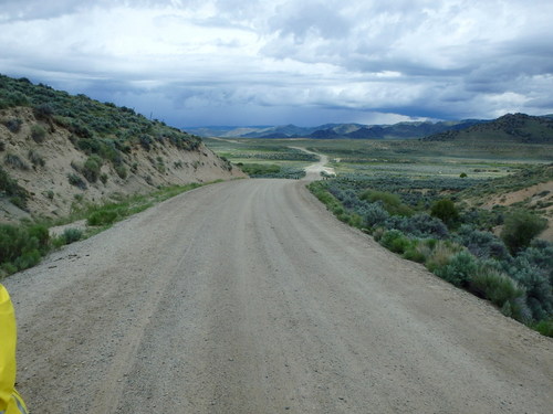 GDMBR: This is our back trail climb out from the Big Sandy.